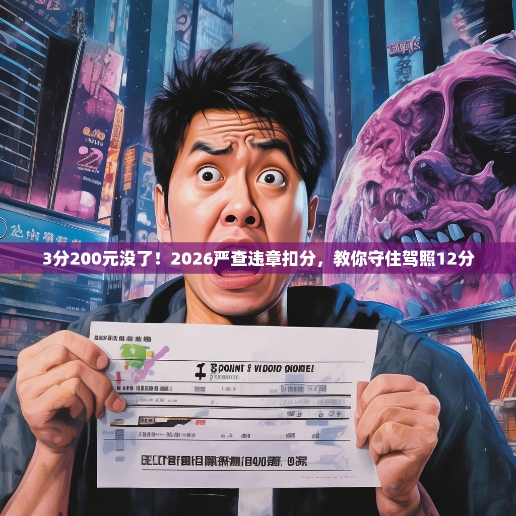 3分200元没了!2026严查违章扣分,教你守住驾照12分 3分200元没了!2026严查违章扣分,教你守住驾照12分